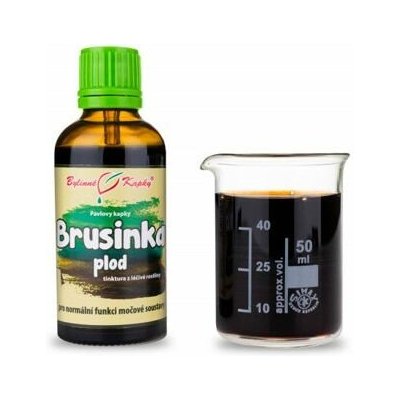 Bylinné kapky Brusinka plod tinktura 50 ml – Hledejceny.cz
