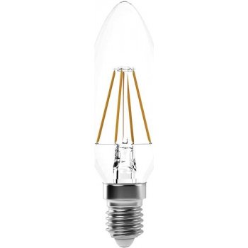 Emos LED žárovka Filament Candle 3,4W E14 teplá bílá