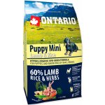 Ontario Puppy Mini Lamb & Rice 2,25 kg – Hledejceny.cz