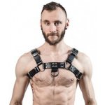 Mister B Chest Harness Saddle Leather kožený harness – Zboží Dáma