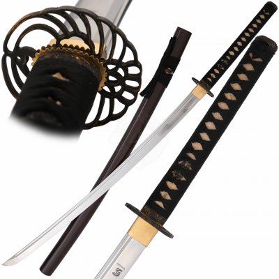 Art Gladius Černá mini katana s čepelí z uhlíkové oceli „Samurai Spirit“ – Hledejceny.cz