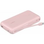 Belkin Boost Charge Powerbank 20K with Integrated Cable - Pink