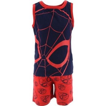 Sun City Spiderman chlapecké pyžamo modrá červená