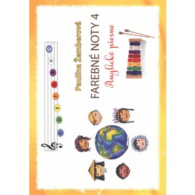 Barevné noty Farebné noty 4 Anglické lidové a dětské písničky – Zboží Dáma