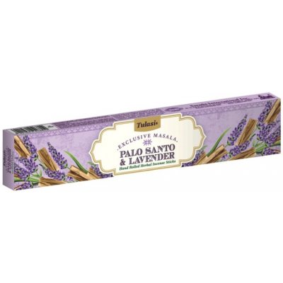 Tulasi Masala Indické vonné tyčinky Palo Santo Lavender 15 g – Hledejceny.cz
