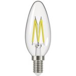 Emos LED žárovka Filament Candle 6W E14 neutrální bílá Z74204 – Hledejceny.cz
