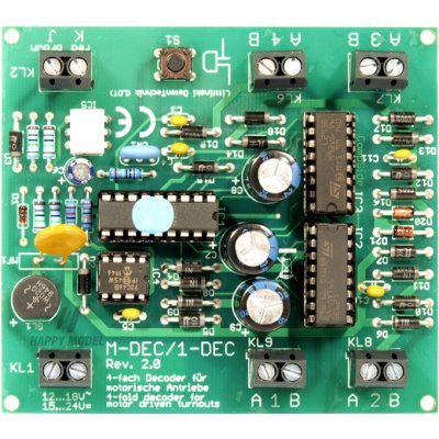 Littfinski Daten Technik dekodér pro motorické přestavníky 4-prvkový DCC 410412 – Sleviste.cz