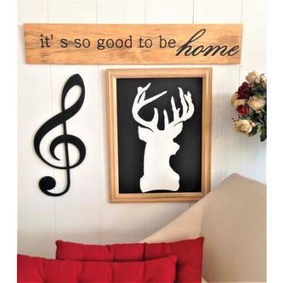Aberto Design Decorative Wooden Wall Accessory Home Sign Brown – Hledejceny.cz