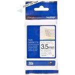 Brother TZE-N201 černý tisk/bílý podklad 3,5 mm x 8 m originální páska – Zboží Dáma