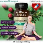 Nature’s Sunshine ASHWAGANDHA Withanie 60 kapslí po 560 mg – Hledejceny.cz