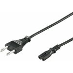 PremiumCord Kabel síťový 230V k magnetofonu 3m, černý kpspm3