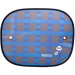SPARCO Clony sluneční na boční okno modré 44x36 cm 2 ks | Zboží Auto