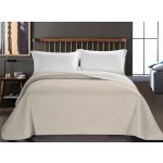 DecoKing přehoz na postel Axel béžová/bílá 170 x 210 cm – Zboží Dáma