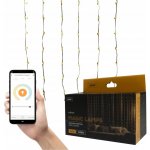 LED světelná závěs / girlanda 3000K 200LED IP65 2x1m Eco Light ML61621 – Hledejceny.cz