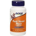 Now Foods Foods Červená Rýže Red Yeast Rice 600 mg 60 kapslí – Hledejceny.cz