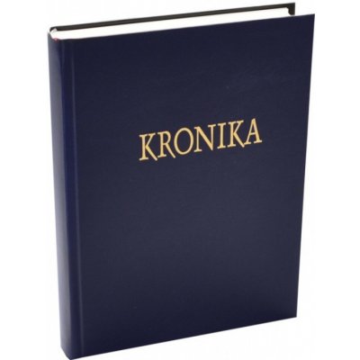 Hospa Kronika A4 bez tisku modrá 200 listů