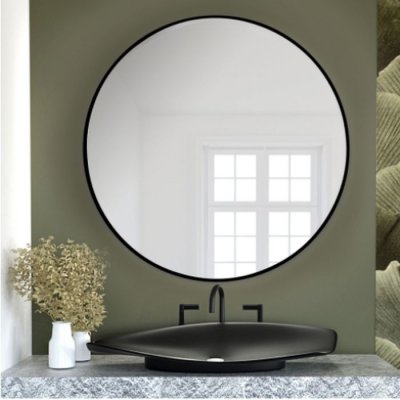 Baltica Design Tiny Border Round 60x60 cm černá 5904107904368 – Hledejceny.cz