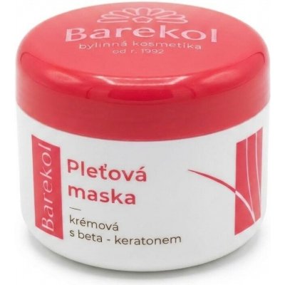 BAREKOL KRÉMOVÁ PLEŤOVÁ MASKA s beta karotenem 50 ml – Hledejceny.cz