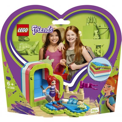 LEGO® Friends 41388 Mia a letní krabička ve tvaru srdce – Zboží Mobilmania