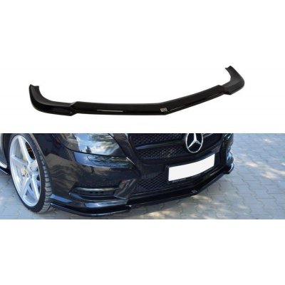 Maxton Design spoiler pod přední nárazník pro Mercedes CLS C 218/AMG-Line, černý lesklý plast ABS