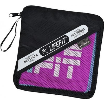 LIFEFIT rychleschnoucí ručník z mikrovlákna 35 x 70 cm fialový 4891223122367 – Zbozi.Blesk.cz