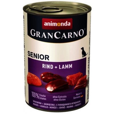Animonda Gran Carno Senior hovězí a jehně 6 x 400 g