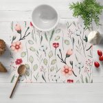 Biante bavlna prostírání Sandra SA-747 Luční květiny na bílém 30x40 cm – Zboží Mobilmania