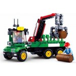 Sluban B0778 Traktor s přívěsem na klády – Zboží Dáma