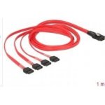 Delock SAS mini 36-pin / 4x SATA 100 cm – Hledejceny.cz