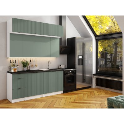 FRONTI Kuchyňská linka WALOS 180 cm Olive – Zboží Mobilmania