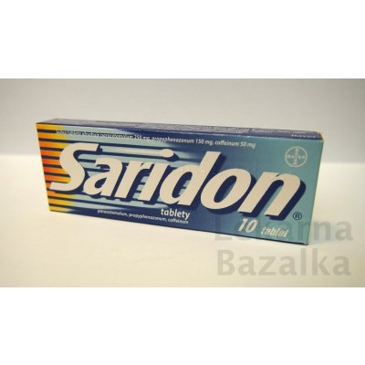 SARIDON POR 250MG/150MG/50MG TBL NOB 10