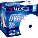 Verbatim DVD+R 4,7GB 16x, AZO, printable, jewel, 1ks (43508)