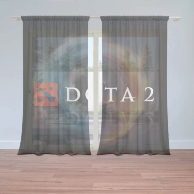 Sablio Záclony DOTA2 Abstract: 2ks 150x250cm – Hledejceny.cz