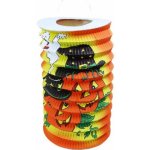 Lampion HALLOWEEN s dřevenou hůlkou 15 cm – Zboží Mobilmania