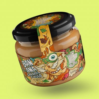 LifeLike Banana Caramel Choco Twister 300 g – Zbozi.Blesk.cz