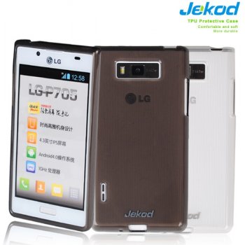 Pouzdro JEKOD TPU Ochranné LG P700 Optimus L7 bílé