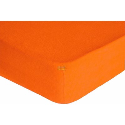 Forbyt Prostěradlo Froté Premium oranžové 70x140 – Zboží Mobilmania