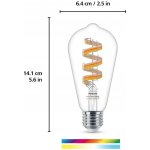 Philips ST64 E27 Inteligentní žárovka LED 2700/6500 K – Hledejceny.cz
