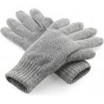 Beechfield rukavice pletené zimní Thinsulate B495 šedý melír