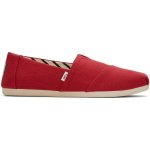 Toms espadrilky Alpargata červená – Zboží Dáma
