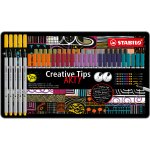 STABILO Kreativní set STABILO Creative Tips URBAN 10 různých barev 50 ks sada v plechu – Hledejceny.cz