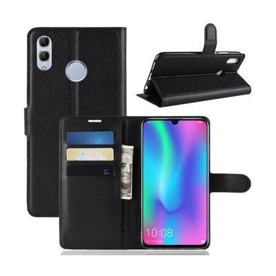 Pouzdro Litch PU kožené peněženkové Honor 10 Lite a Huawei P Smart 2019 - černé – Zboží Mobilmania