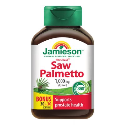 Jamieson Prostease Saw Palmetto 125 mg 60 kapslí – Hledejceny.cz