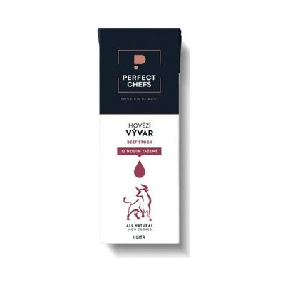 Perfect Chefs Hovězí vývar 12 hodin tažený bez soli 6 x 1 l – Zboží Dáma Perfect Chefs Hovězí vývar 12 hodin tažený bez soli 6 x 1 l – Zboží Dáma