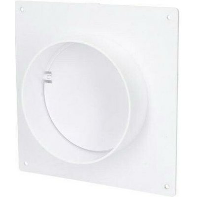 Vents 1001511 Spojka vnitřní s rámečkem a klapkou VENTS 1511 - 100 mm PVC – Hledejceny.cz