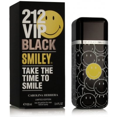 Carolina Herrera 212 VIP Black Smiley parfémovaná voda pánská 100 ml – Hledejceny.cz