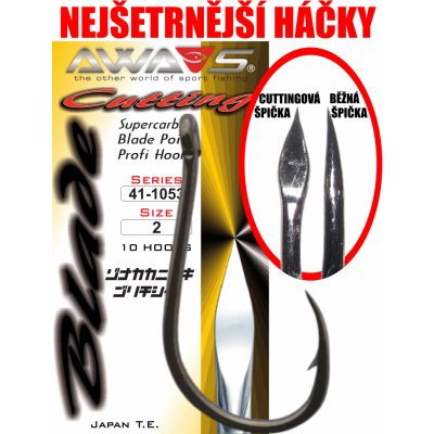 Awa-Shima Cutting Blade 1053 black nickel vel.3 10 ks – Zboží Dáma