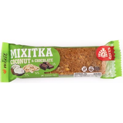 Mixit Tyčinka Mixitka bez lepku kokos a čokoláda 60 g – Zbozi.Blesk.cz