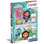 Clementoni Gábinin kouzelný domek 24804 2 x 60 dílků – Zboží Dáma