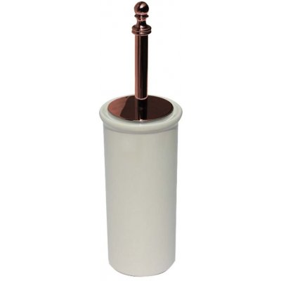 Sapho PERLA WC štětka na postavení, keramika, růžové zlato, PE1207 – Zboží Dáma